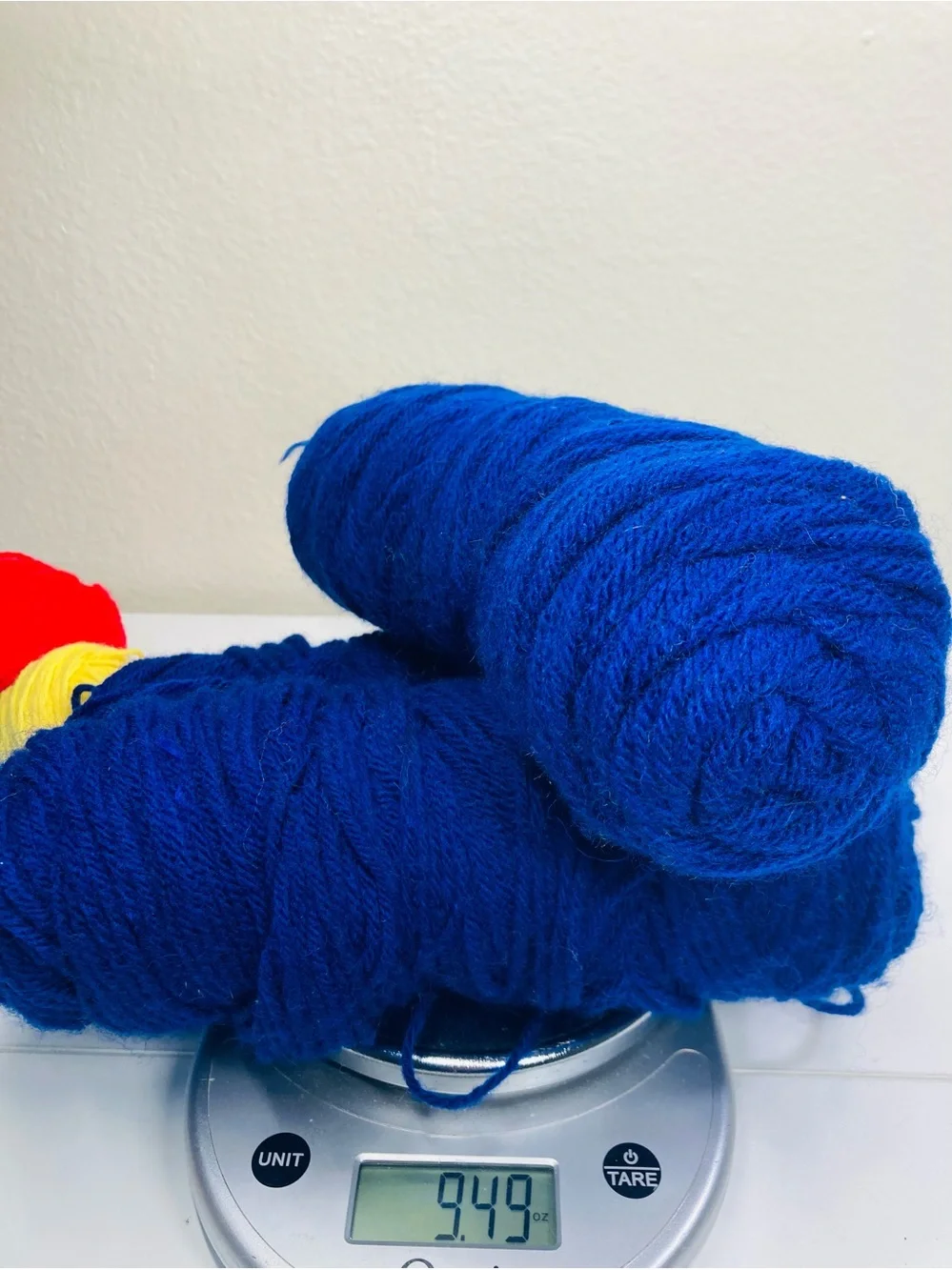 ~12.7oz Untagged Blue, Red & Yellow Yarn Pack - Soft Craft Skeins